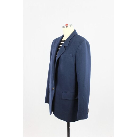 Aritzia WILFRED Generation Navy Blue (Re)Essential Oversized Blazer, Size S - Picture 4 of 15